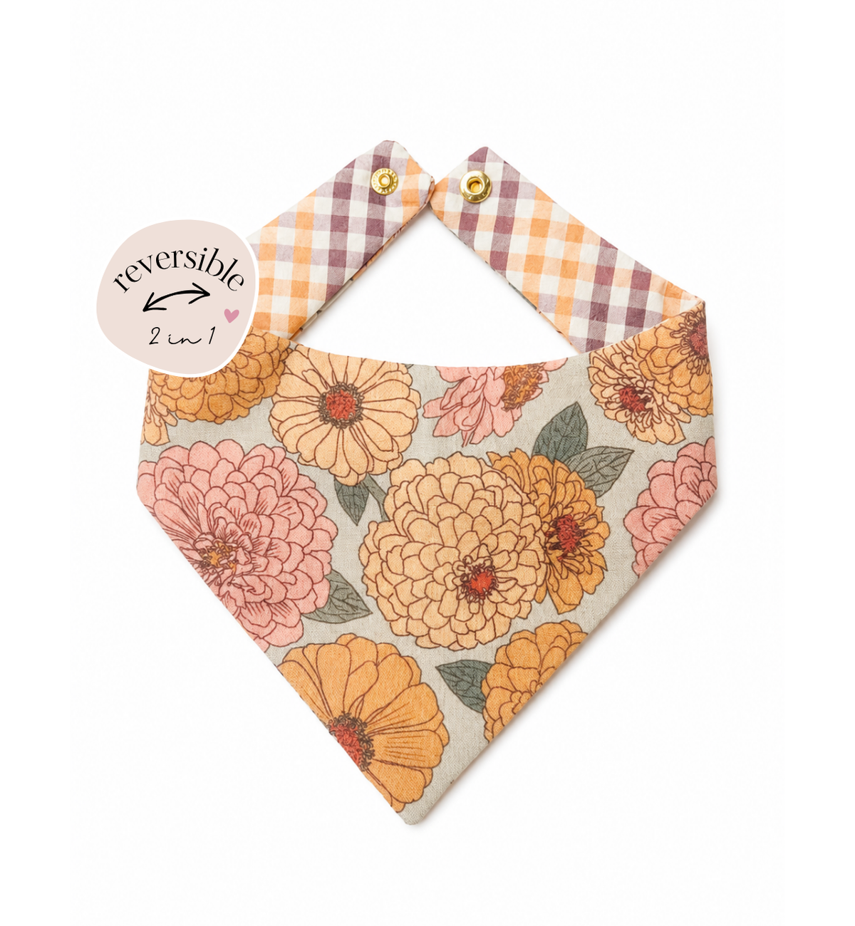 Fall Harvest Reversible Bandana