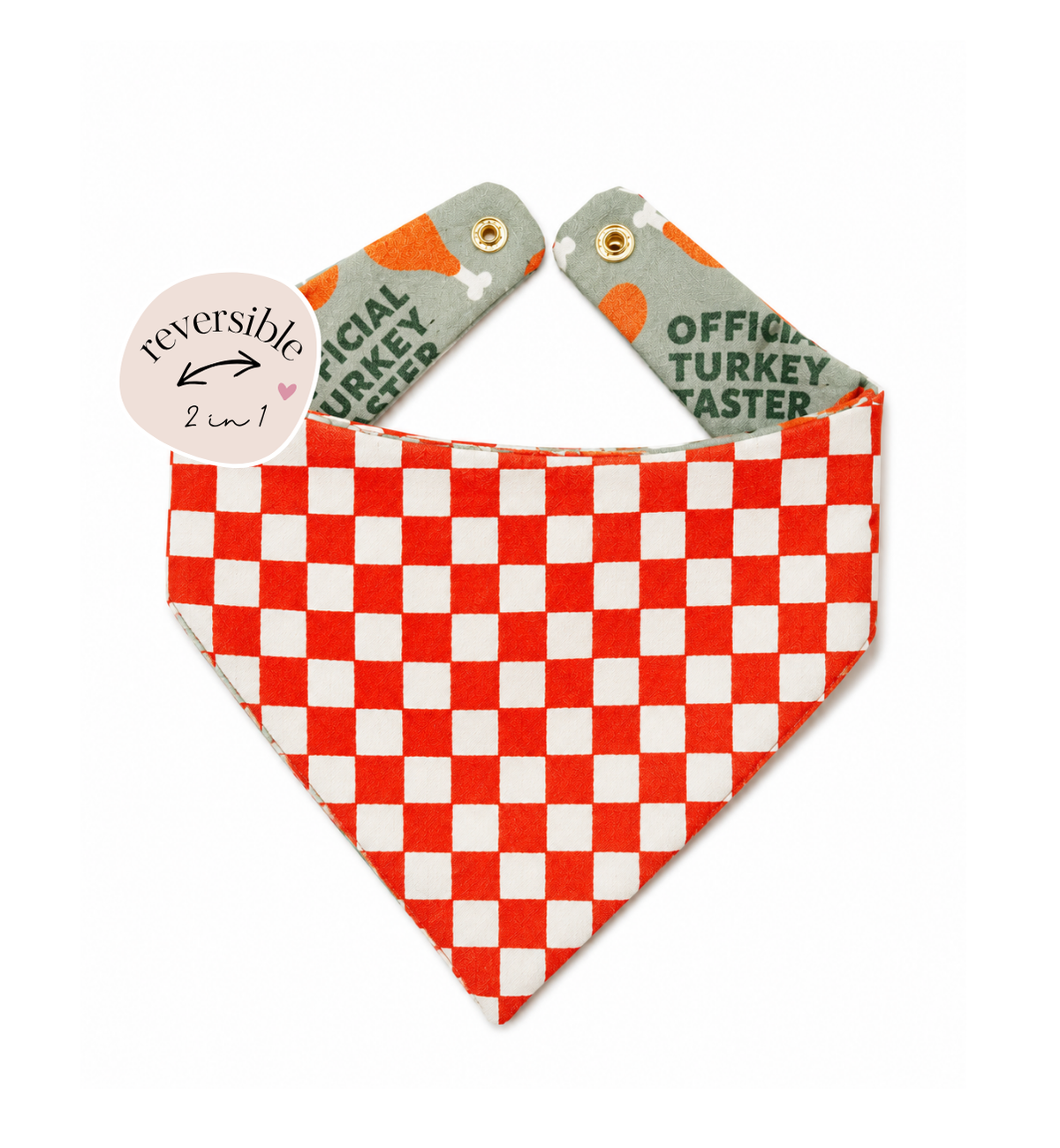 Official Turkey Taster Reversible Bandana