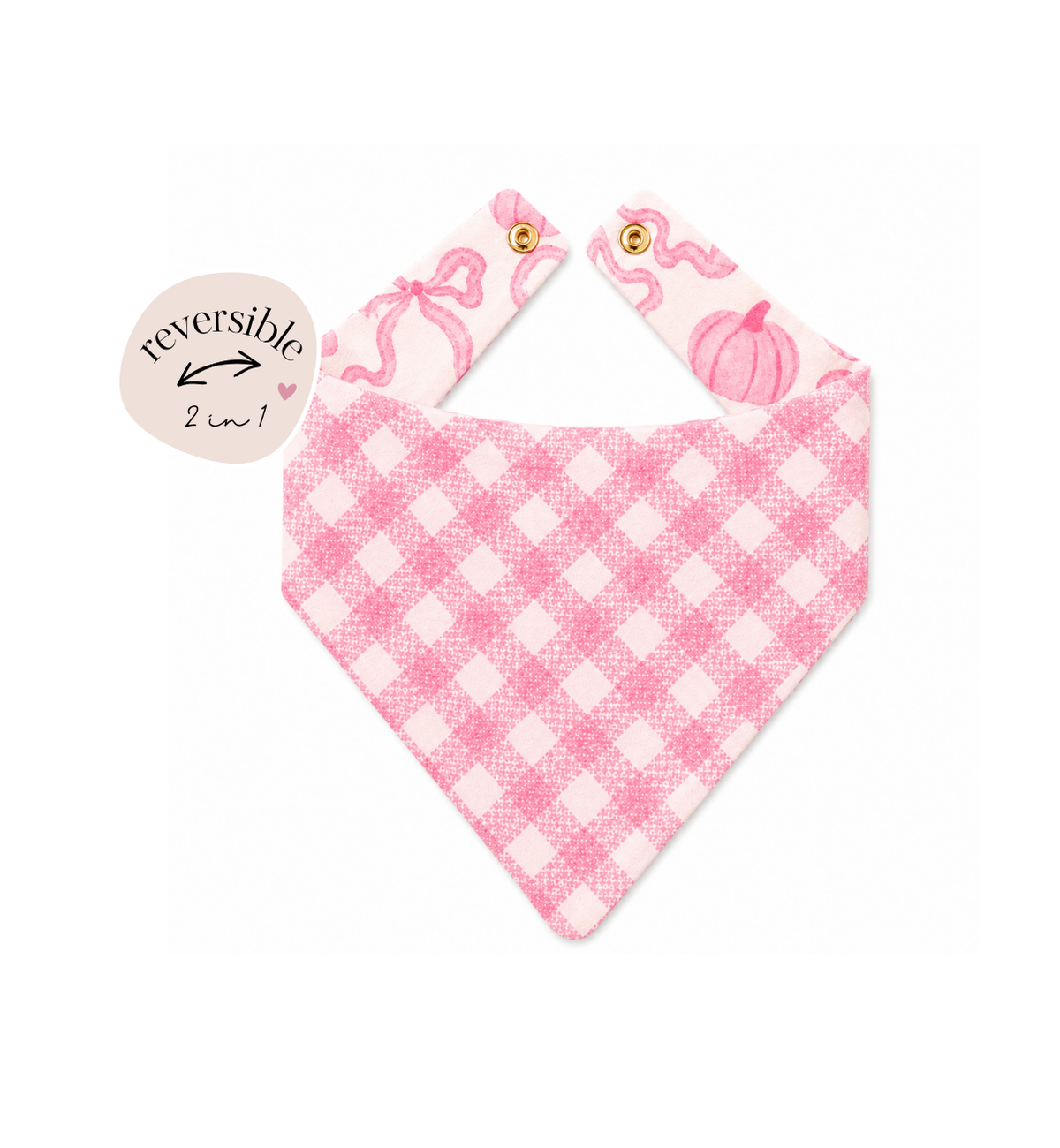Pumpkin Princess Reversible Bandana