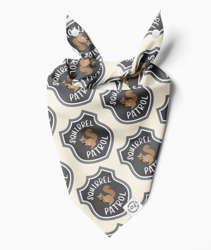 Squirrel Patrol Bandana