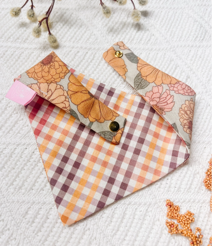 Fall Harvest Reversible Bandana