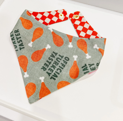 Official Turkey Taster Reversible Bandana