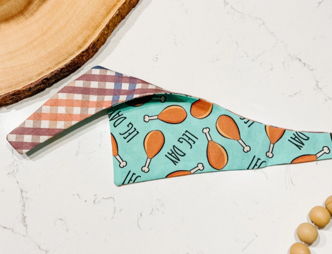 Turkey Trot Reversible Bandana