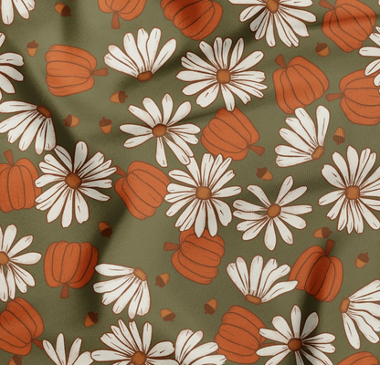 Pumpkin and Petals Bandana