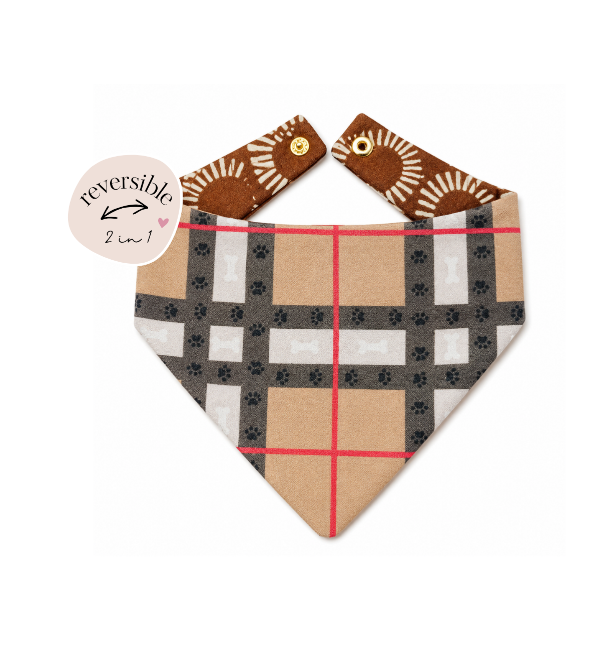 Homebody Reversible Bandana