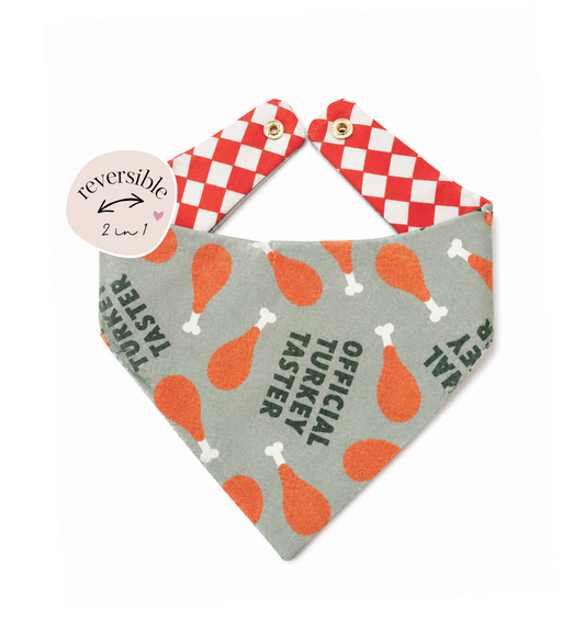 Official Turkey Taster Reversible Bandana
