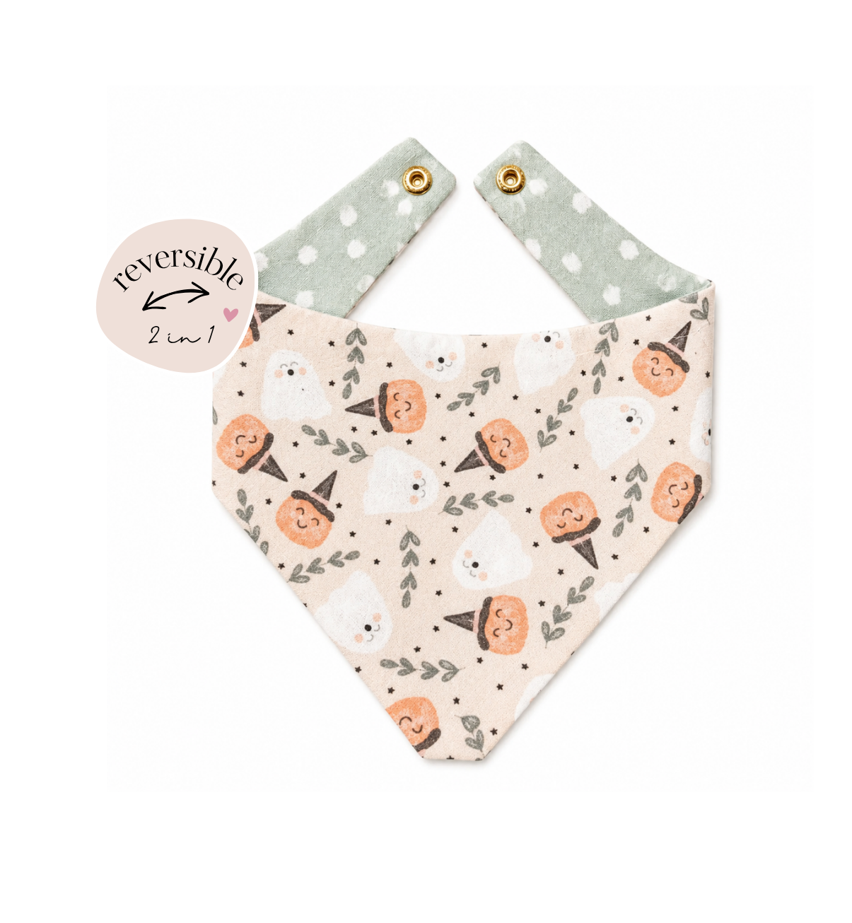 Boo-tanical Reversible Bandana
