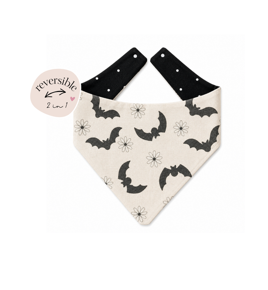 Bats & Blooms Reversible Bandana