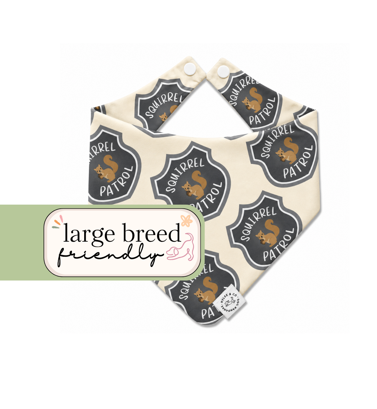 Squirrel Patrol Bandana