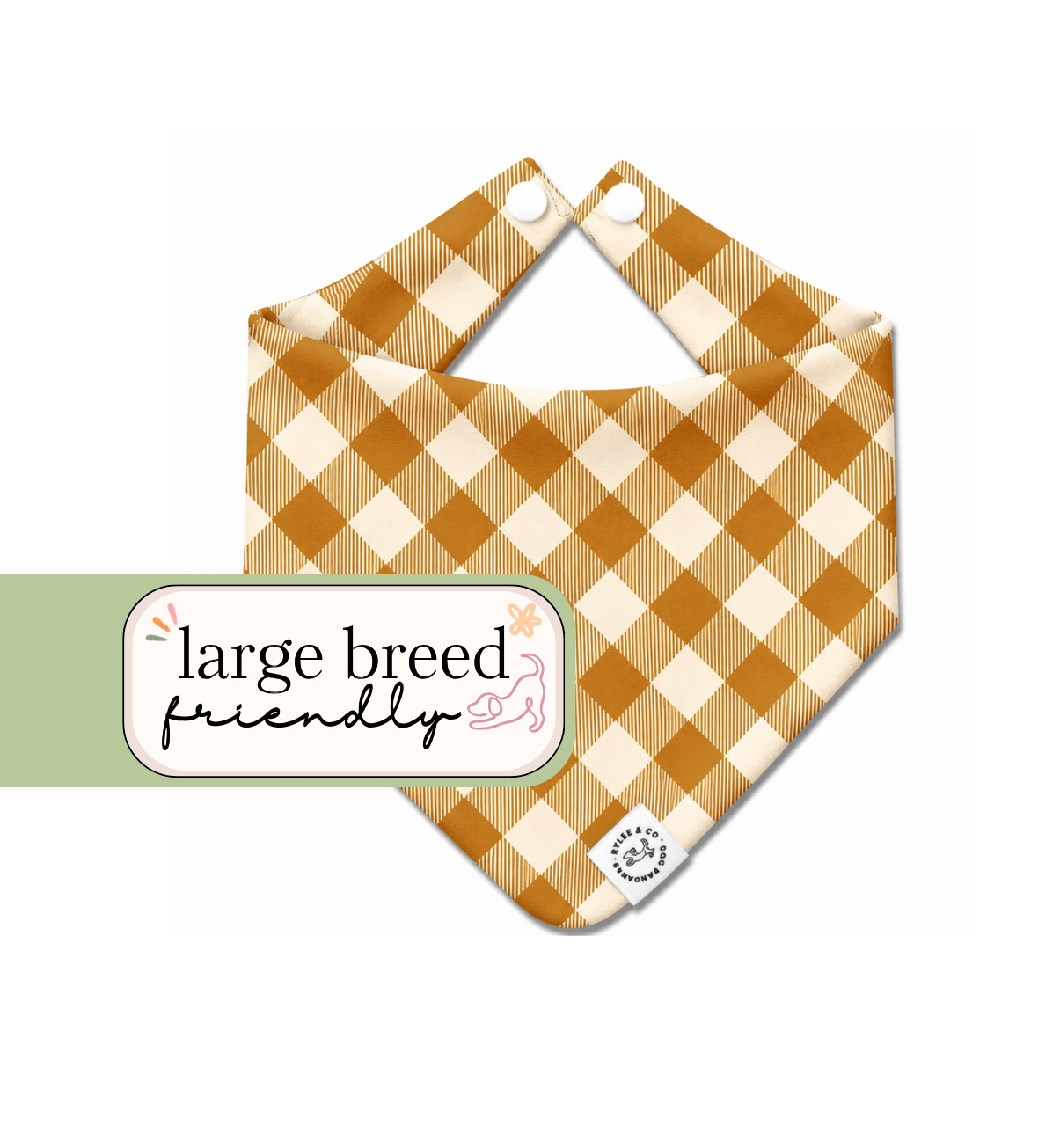 Harvest Hound Plaid Bandana